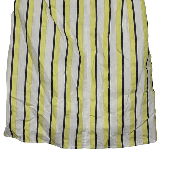 Cupcakes & Cashmere Womens Sun Dress Size 2 Yellow Blue White Striped Lined‎ - Image 3