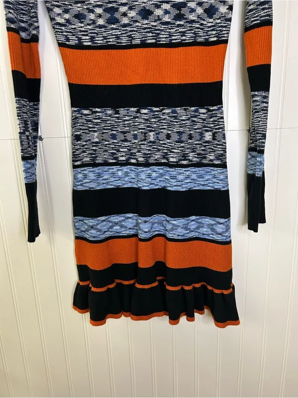 VICI Kaysen Knit Colorblock Mini Dress Size Medium - Image 3