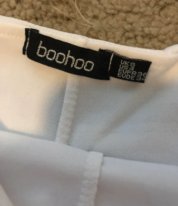 Boohoo White Ruffle Skort - Image 5