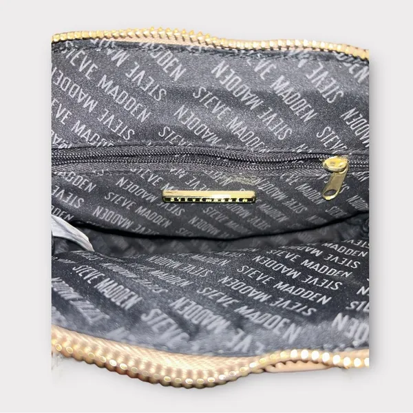 Steve Madden Quilted Purse Crossbody Brown NWT - Image 3