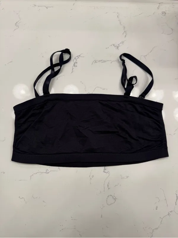 Steve Madden Bedazzled Logo Sports Bra - Image 4
