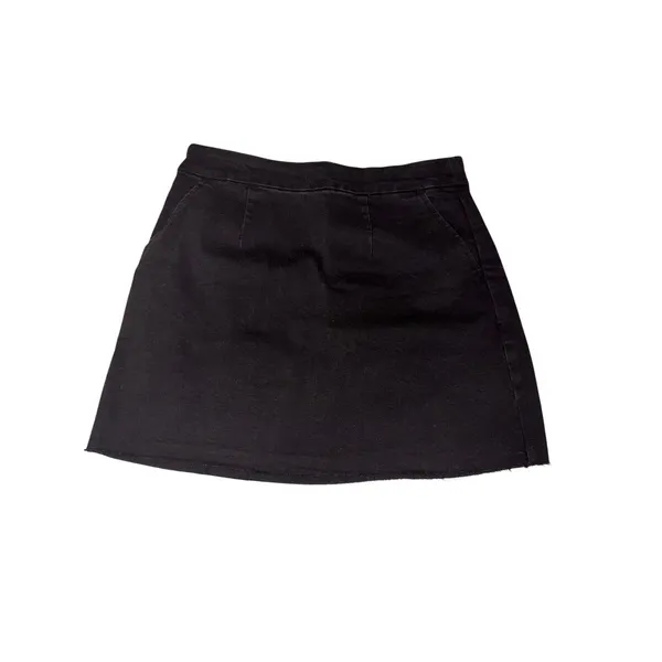 Denim Black Skirt Size M - Image 2