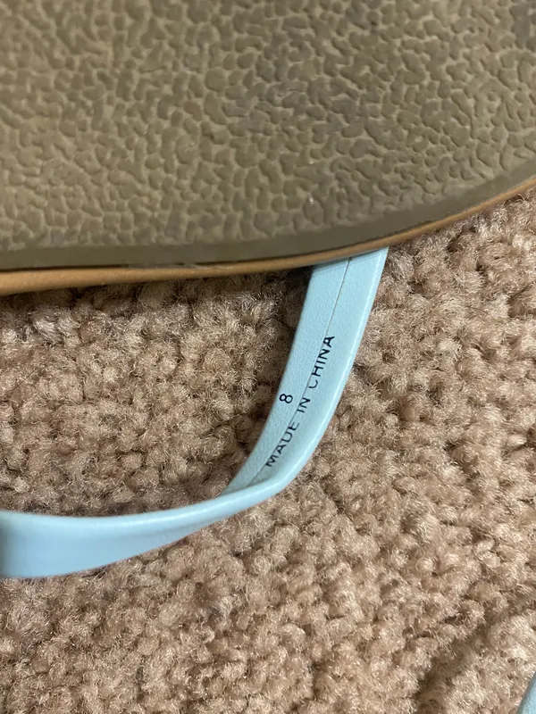 Flip Flops Blue Size 8 - Image 3