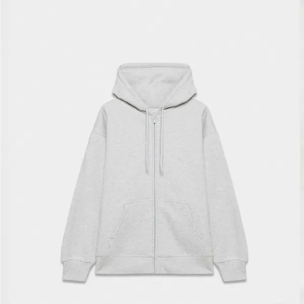 Aritzia TNA Sweatfleece Cozy Fleece Boyfriend Fit Top Zip Up Sweatshirt - Image 12