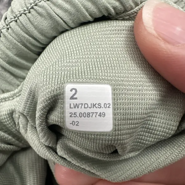 NWT‎ Lululemon Hotty Hot High Rise Shorts 4" Fog Green Lined Athletic Women's 2 - Image 6