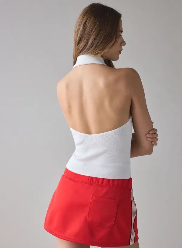 Urban Outfitters BDG Top Knit Tank White Halter - Image 3