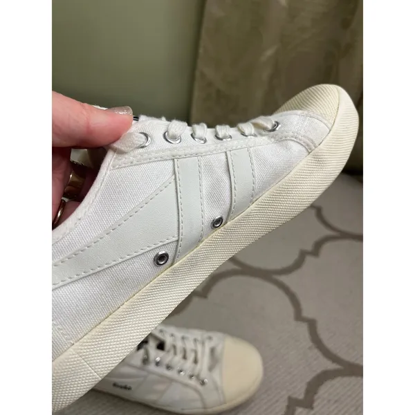 Gola Coaster women's sneakers in an off-white color, size 9 - Image 12