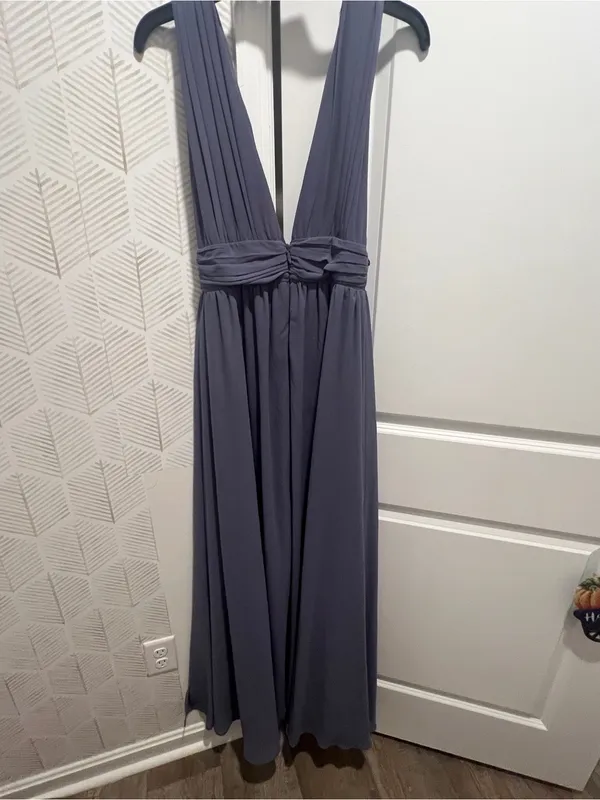 Lulus Heavenly Hues Denim Blue Maxi Dress - Image 7
