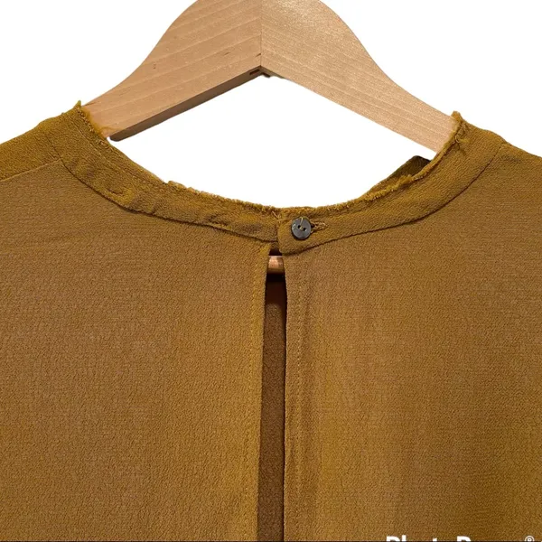 Olivaceous Tie Back Blouse Top - Image 6