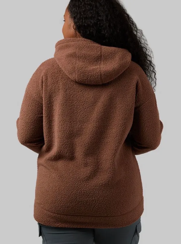32 degrees Women's Brown Fleece Hooded Jacket - Image 4