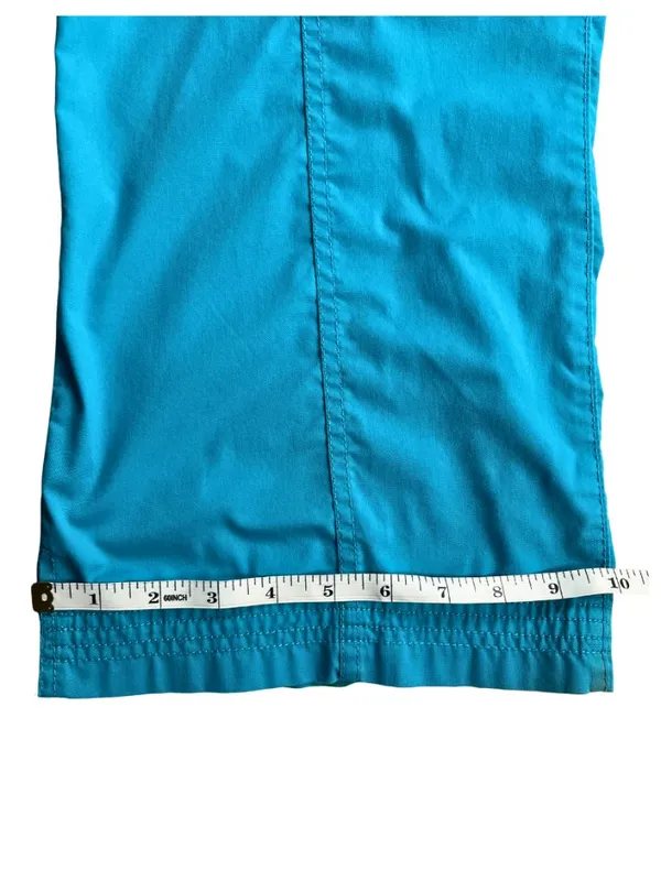 Beyond Scrubs XLG Teal Blue Cargo Scrub Pants Stretch Medical Uniform - Image 5