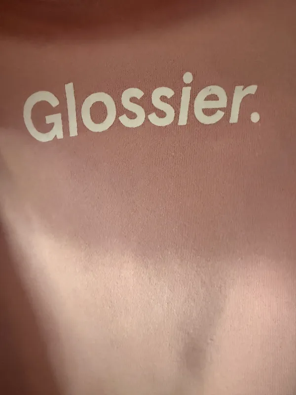Glossier Hoodie Pink Size M - Image 7