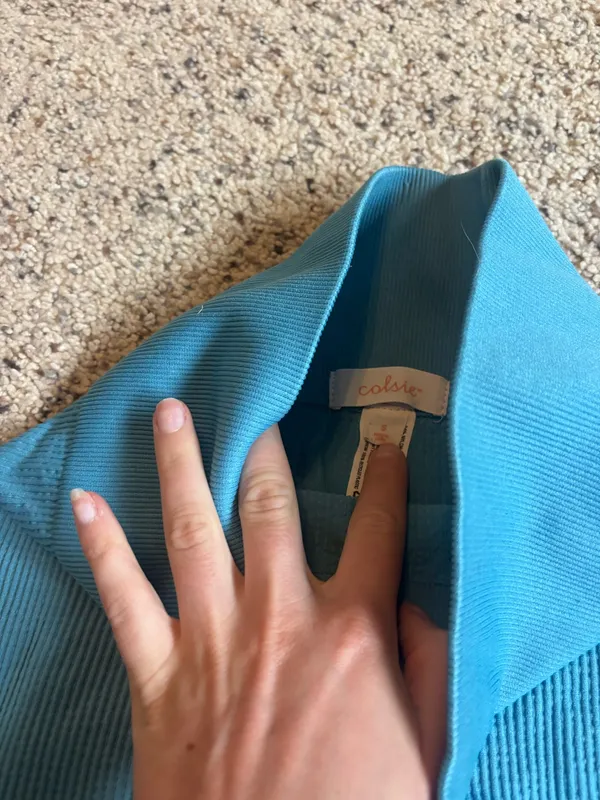 colsie biker shorts Blue - Image 2