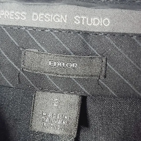 Express Editor gray work career slacks pants sz 2 - Image 6