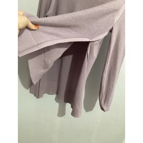 Banana Republic Pima Cotton Cashmere Purple Top - Image 6