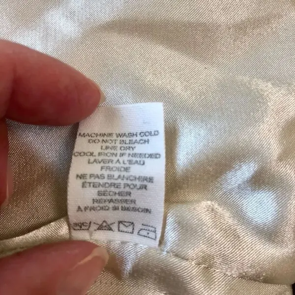 Billabong Women’s Double Breasted Coat, Hooded in Cream, Size Small - Image 10