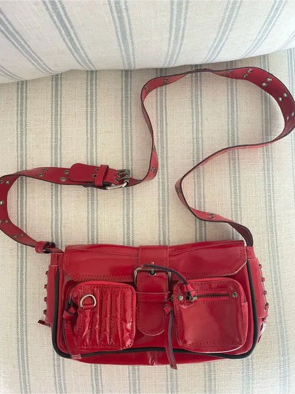 Free People High Speed Crossbody Bag in Red Lip - Image 3