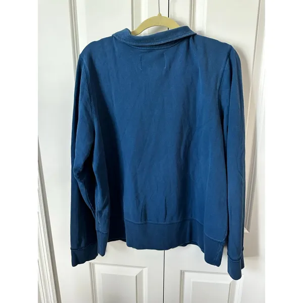 Old Navy Blue Full-Zip Hoodie Plus Size XXL GUC - Image 2