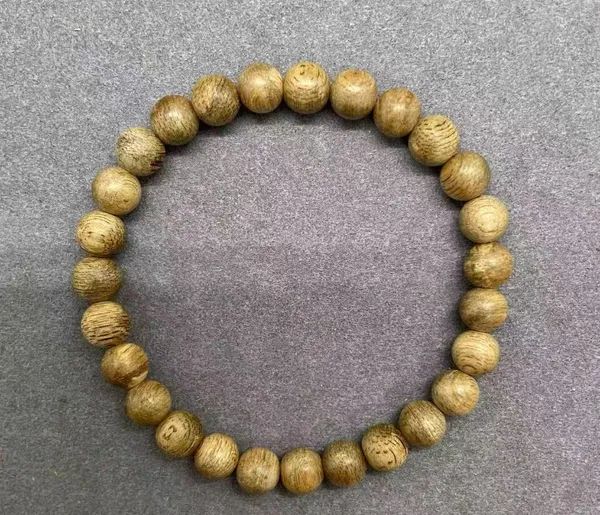Handmade Wooden Bead Bracelet - Image 2