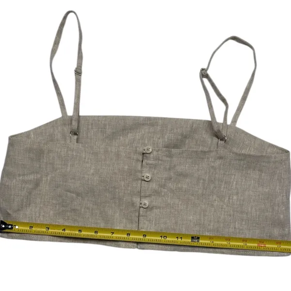 Reformation Natural Linen Fabric Size 10‎ - Image 6