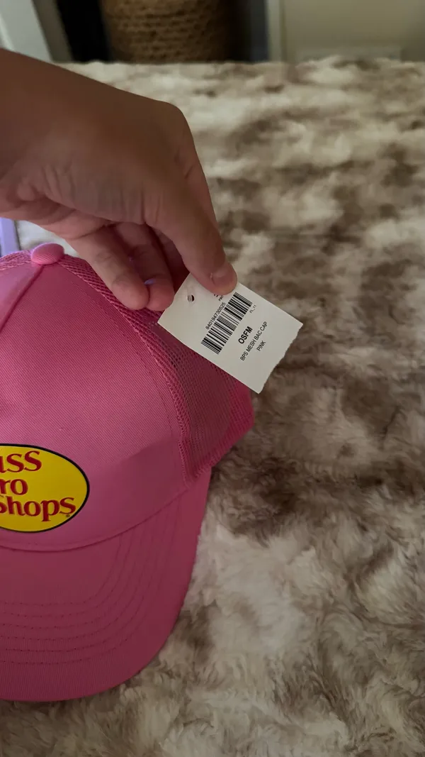 Bass Pro Shops Hat Pink - Image 5