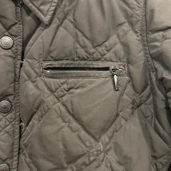 Eddie Bauer Womens Black Diamond‎ Quilted Goose Down Puffer Jacket Size S Small - Image 3