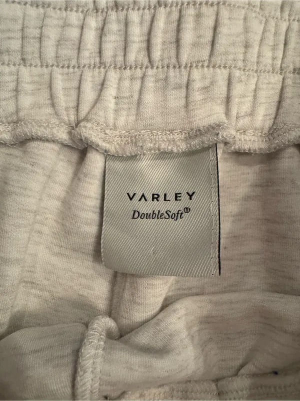 Varley DoubleSoft Light Heather Gray Lounge Shorts – Size Small, NWOT - Image 3