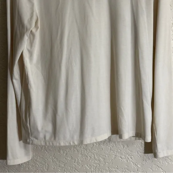 Varley Long Sleeve Tee Womens S Cream Crew‎ Neck Activewear Stretch - Image 4