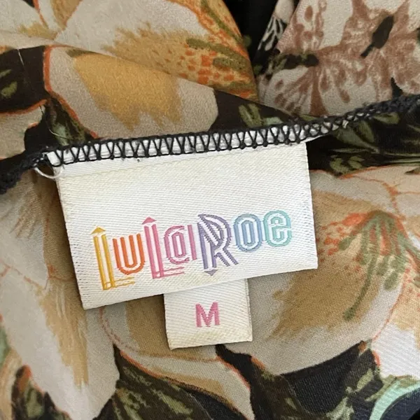 LuLaRoe Duster Cardigan Medium Floral - Image 6