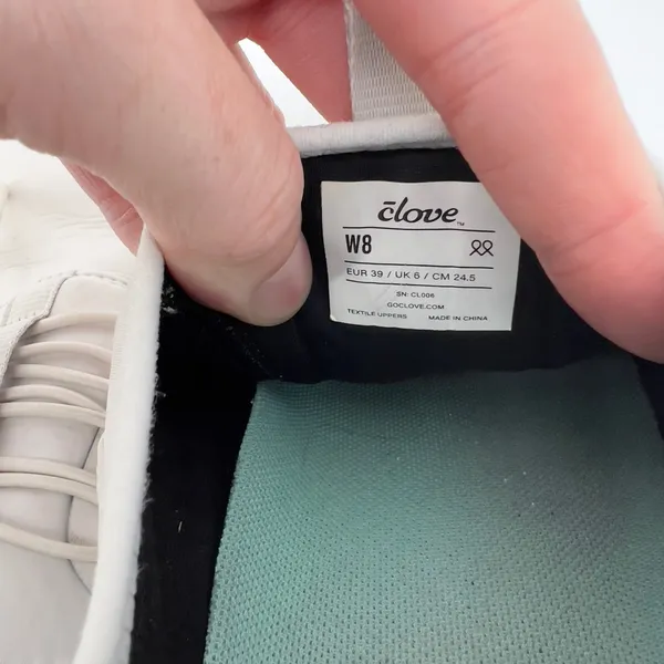 Clove‎ Classic Women 8 Slip On Shoes Sneakers Cream White Healthcare Nursing - Image 9