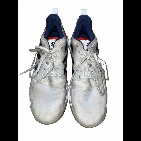Womens Adidas Crazyflight USA‎ Volleyball Shoes Red White and blue Size 10 - Image 2