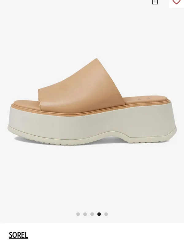 New In Box Sorel Dayspring Slide Sandals Sz 8 - Image 4