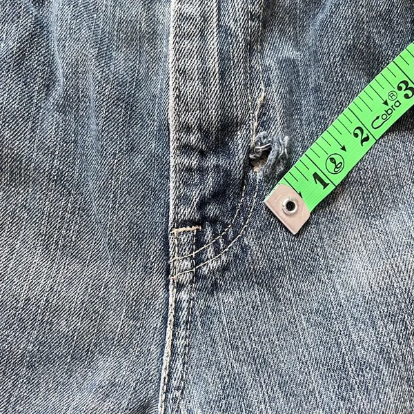 TOMMY HILFIGER Women’s High Rise Bootcut Blue Denim Jeans 8 Long - Image 12