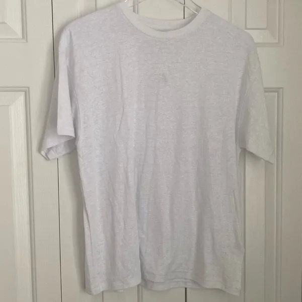 Madewell Linen-Blend Crewneck Oversized Tee White M - Image 2