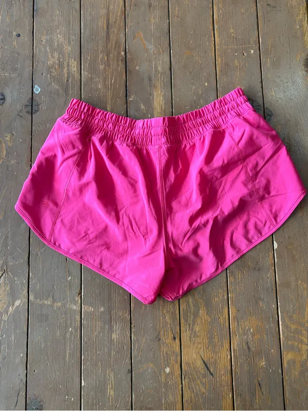 CRZ YOGA Feathery-Fit Hot Pink Athletic Running Shorts - Image 7