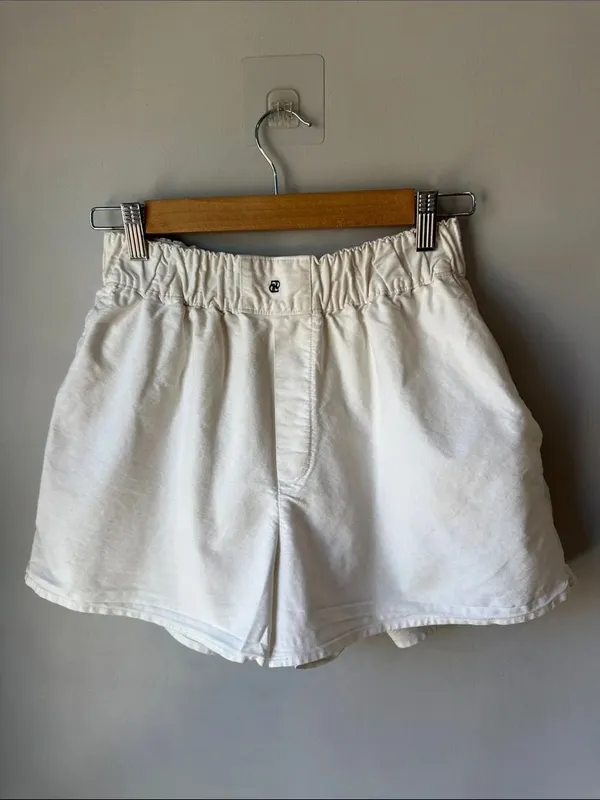 Dissh Rhea Cotton Shorts White - Image 3