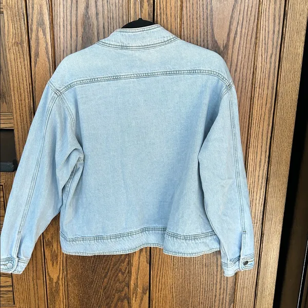 Zyia Crossroads Denim jacket‎ Light Wash size Large - Image 7