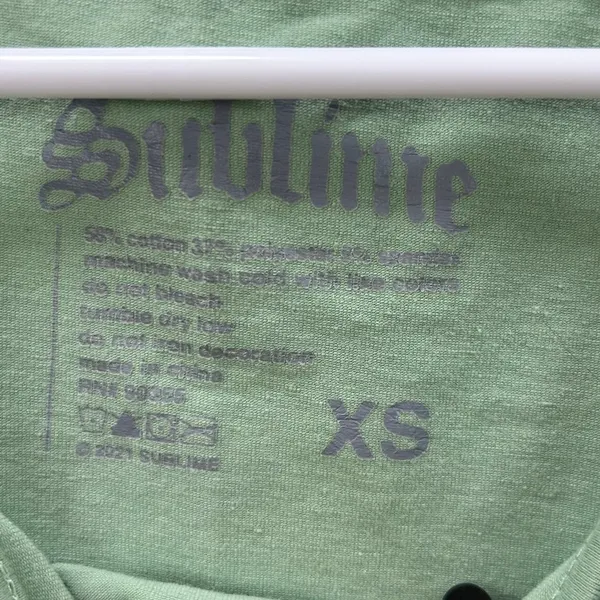 Sublime Band Green Tank size XS - Image 2