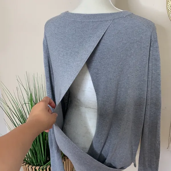 lululemon • bring it backbend open back sweater - Image 98