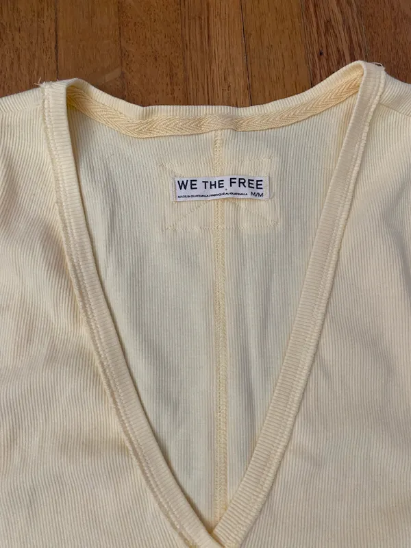 Free people yellow sleeveless top - Image 2