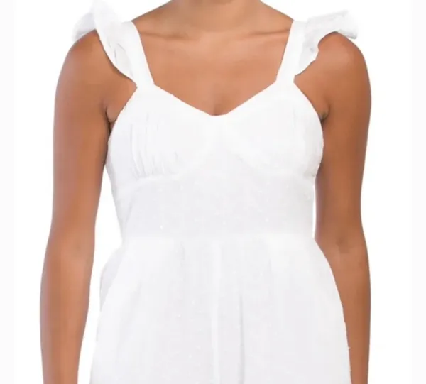white eyelet jumpsuit - Image 5