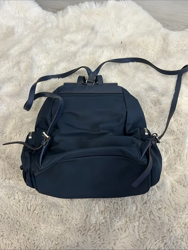 Michael Kors Abby Backpack Navy Nylon - Image 2
