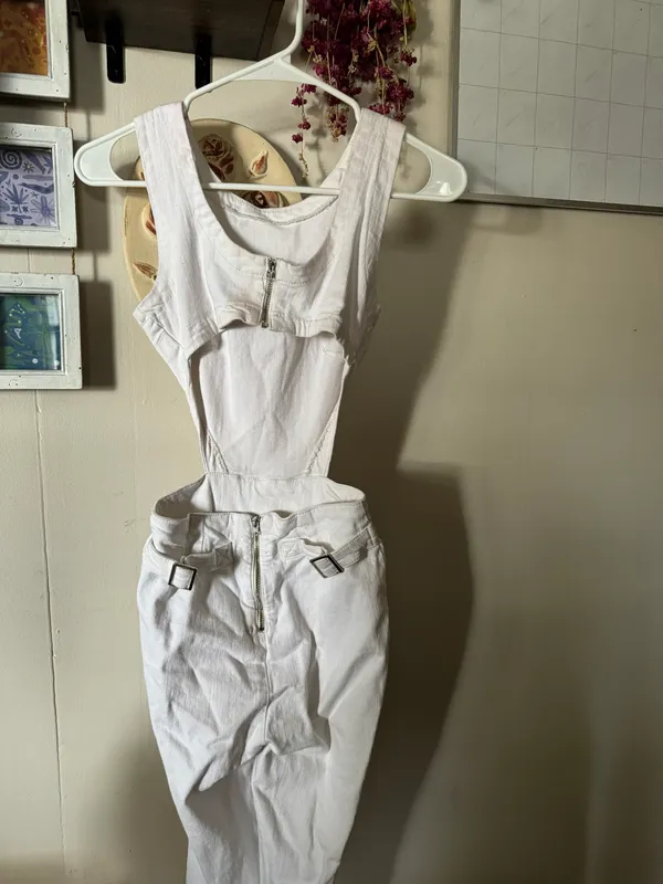 Urban Outfitters Cut Out Denim Jumpsuit - Image 4