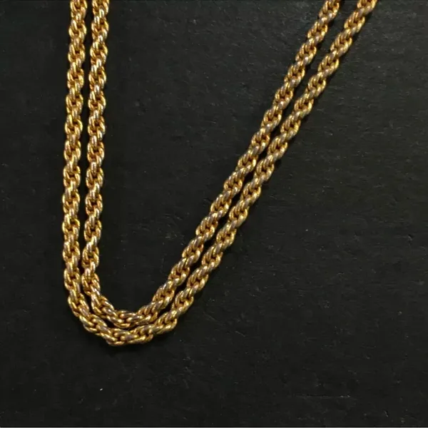 Vintage Dior CD logo crystal rhinestones necklace - Image 6