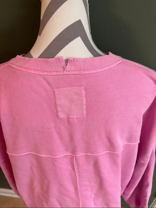 aerie Pink Crewneck Sweatshirt - Image 3