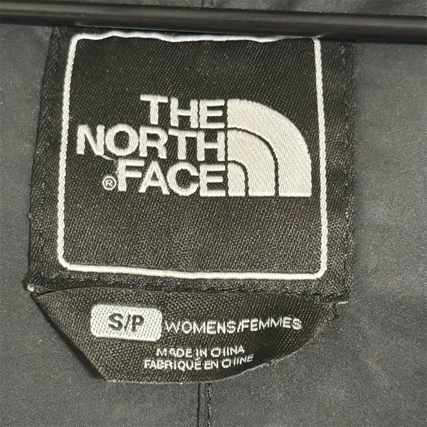 North Face 600 Down Puffer Jacket Women's Small Black Square Quilt Transit F10 - Image 9