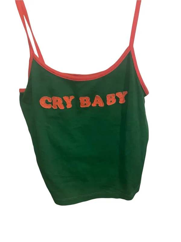 Urban Outfitters Cry Baby Cami Tank Top Y2K- 90s inspired cotton camisole lolita - Image 5