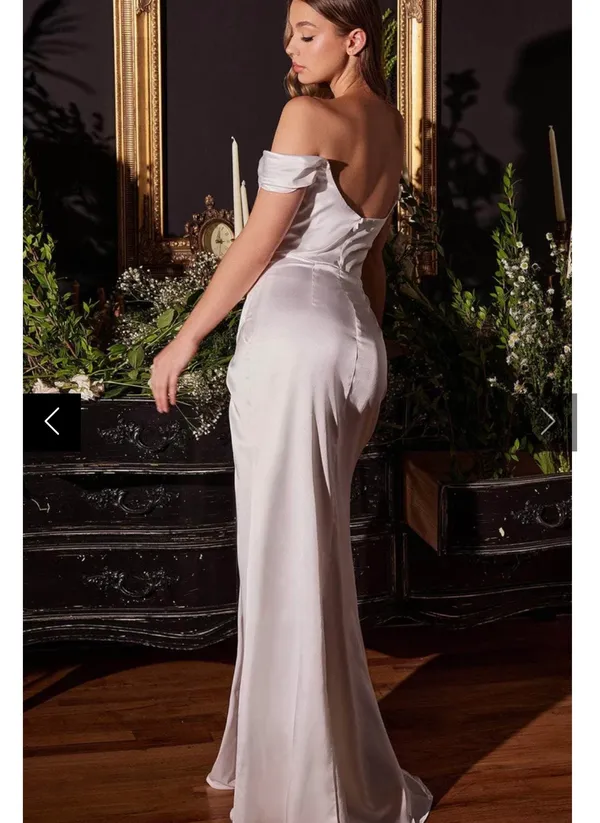 Formal White Corset Gown - Image 2