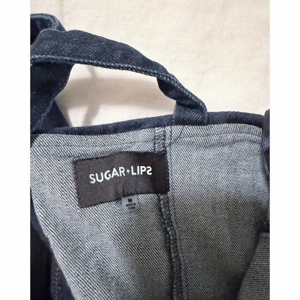 Sugar + Lips Dance With Me Denim Romper - Image 8