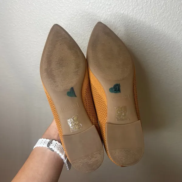 Everlane The 40-Hour Pointed Toe Toffee ReKnit Flat WOMENS Shoes Size 9 - Image 5